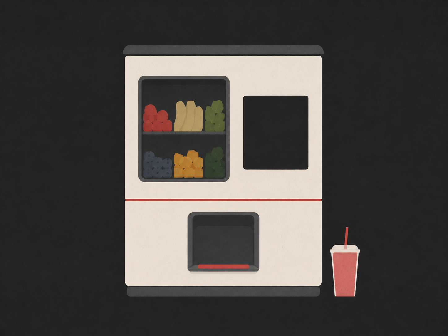 Simple concept illustration for the Smoothie Machine project